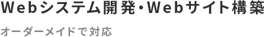 Webシステム開発、Webサイト構築
